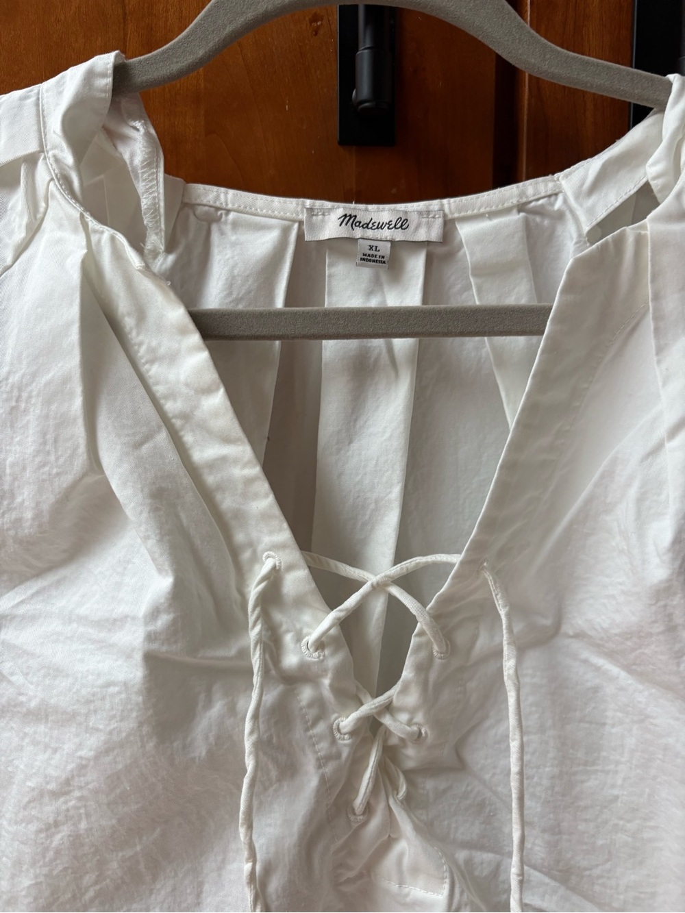 Madewell white boho top XL - Picture 4 of 5